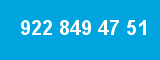 922 849 47 51 922 849 47 51